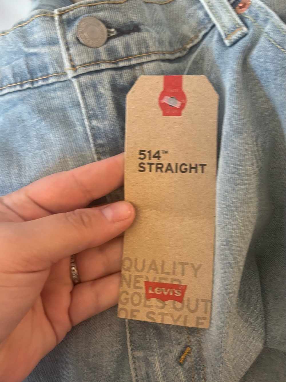 Levi's Light Blue Straight Jeans - 514 Style